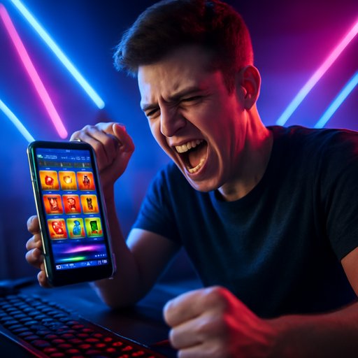 real money slots APK download screen on Android phone